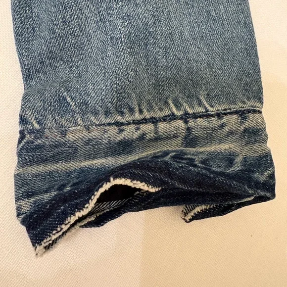 D&G by Dolce & Gabbana Women’s Denim Jacket with Black Velvet Collar - Picture 6 of 7